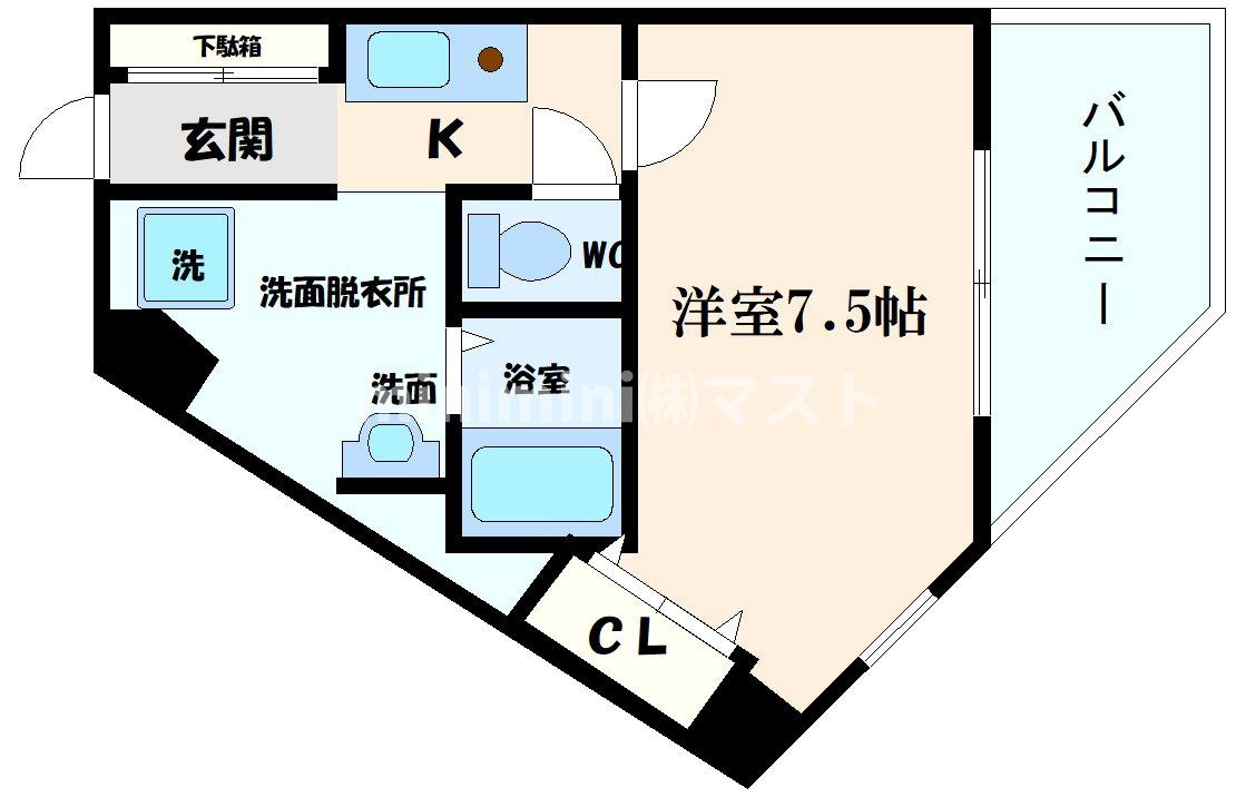 ＳＷＩＳＳ難波西の間取り