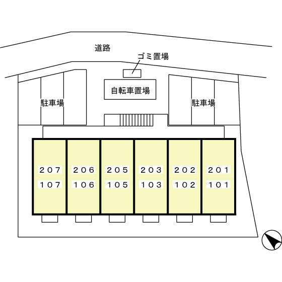 スプリング・Ｋの区画図