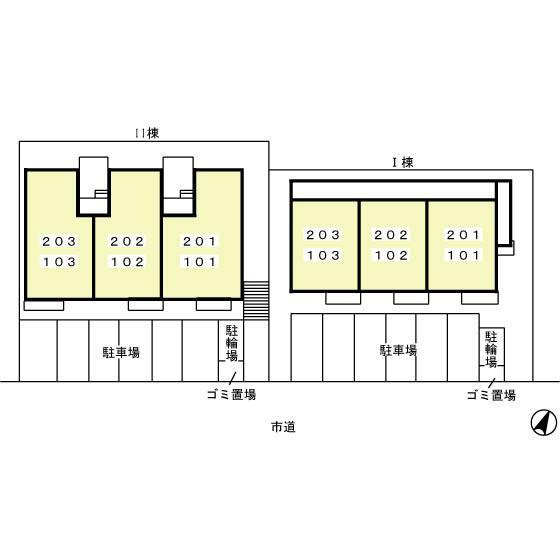 メゾンヴェールの区画図
