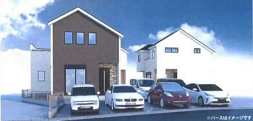 茅ヶ崎市旭が丘　新築戸建全３棟の外観