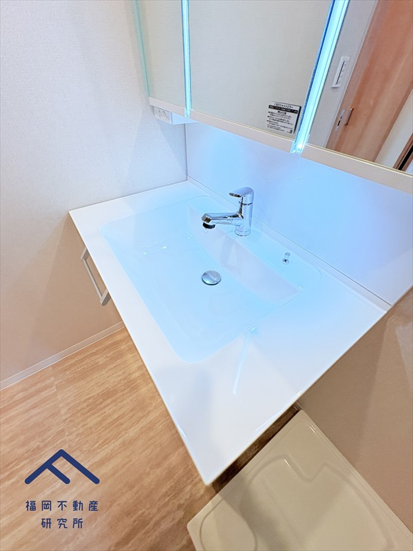 ふよう香椎浜ハイツの独立洗面台