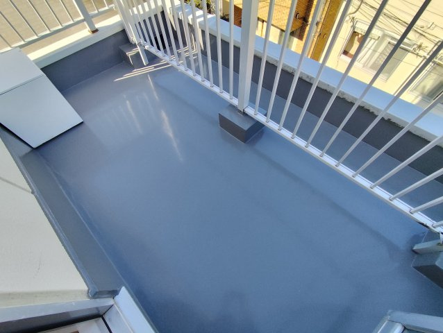 川口コーポのバルコニー