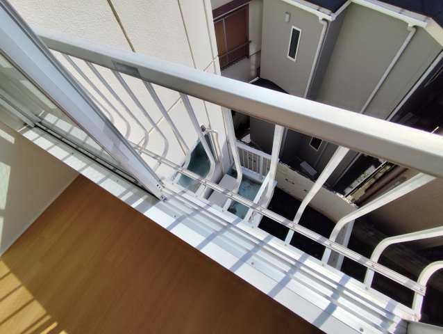 川口コーポのバルコニー