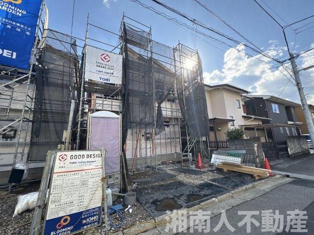 小田原市酒匂　新築一戸建て　の前面道路含む現地写真|前面道路含む現地写真です