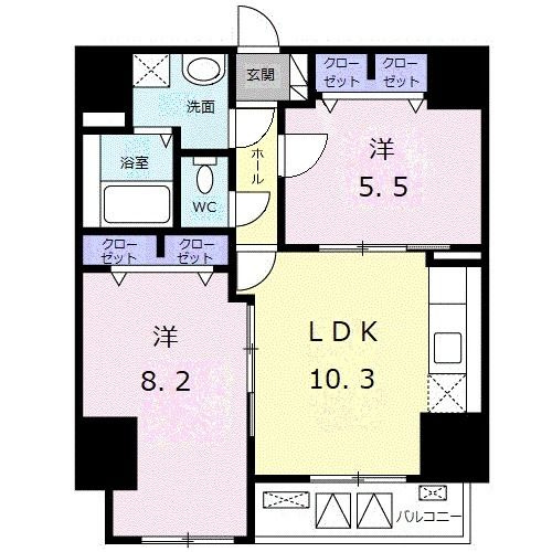 アイスバーグの間取り