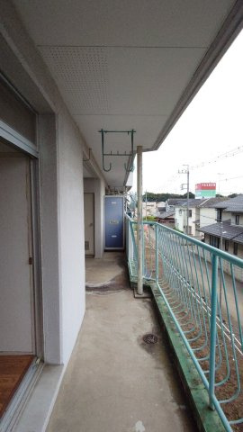 小山サンハイツのバルコニー