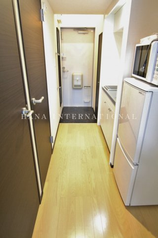 ミランダ桜荘の玄関