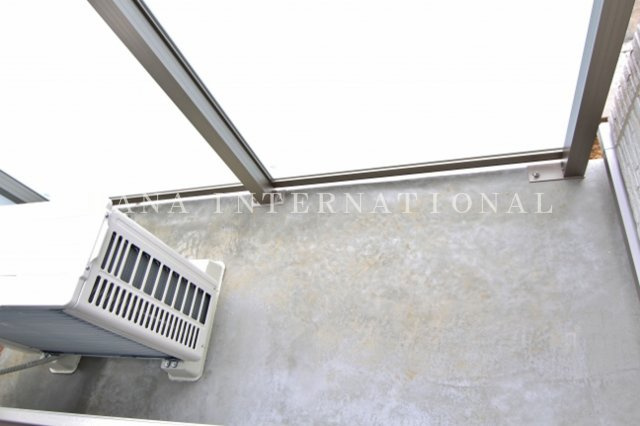 ミランダ桜荘のバルコニー