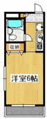 ２面採光の角部屋です。