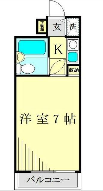 たまプラーザフラットの間取り
