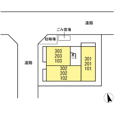 【区画図】 | グランメール聖蹟