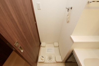 【設備】 | ハビテ靱センターコート | 洗濯機置き場です