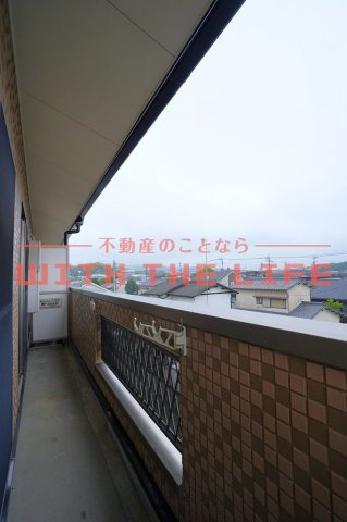 チャームビラⅡ【キャッシュバック対象物件】のバルコニー|陽当たり良好なバルコニーです