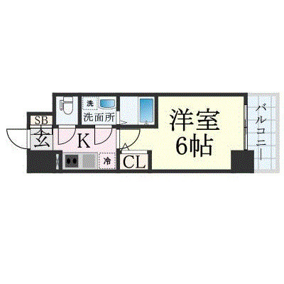 【間取り】 | エスリード弁天町桜通レジデンス