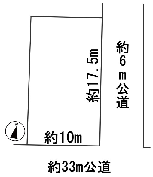 ５９４０６　岐阜市本郷町四丁目土地の区画図