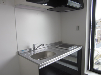 【キッチン】 | T.T.Studio | IHコンロで安全のミニシステムキッチン