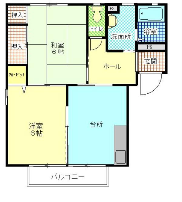 ひたちなか市大字高場のアパート