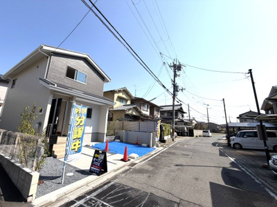 【前面道路含む現地写真】 | 岩倉花園町　新築戸建【2026年3月完成】