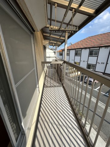 ウララハウスⅡのバルコニー