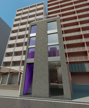 （仮称）バイリンクビル東心斎橋の外観