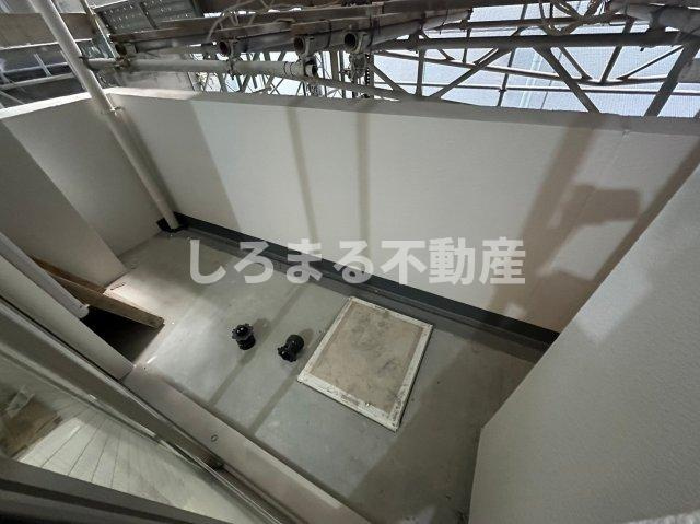 セレニテフラン本町のバルコニー