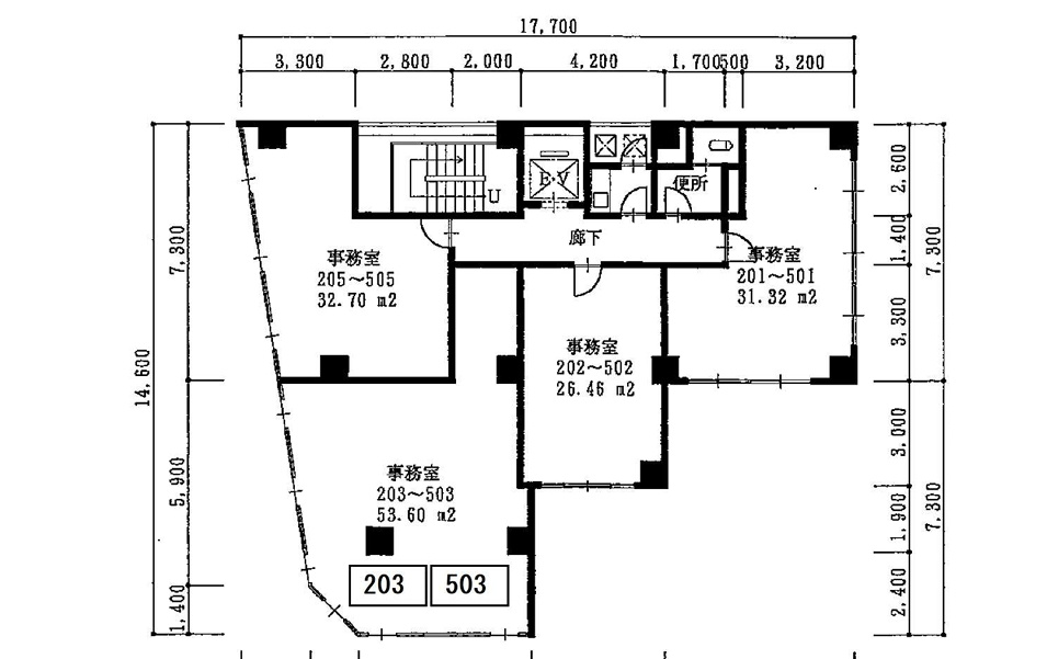 AUSビルの間取り