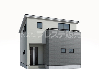 【完成予想図】 | 奈良市学園緑ヶ丘１丁目の新築一戸建 全２区画 | ２号地建物完成イメージ／ご内覧いただけるモデルハウスもあります♪※現地に係員は常駐しておりません。