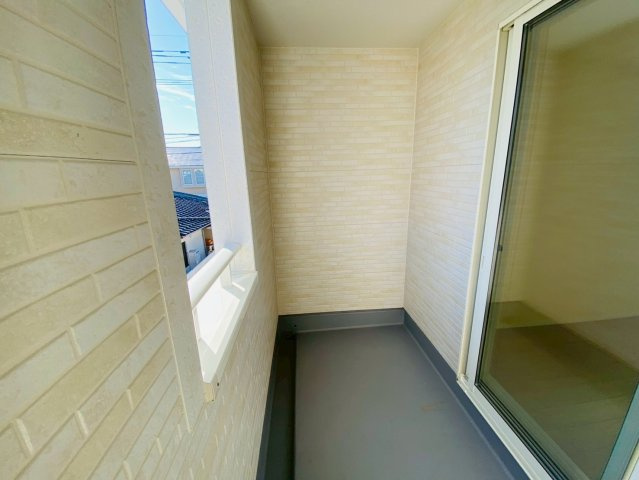 リーブルガーデン／北区麻生田第七／２号棟のバルコニー