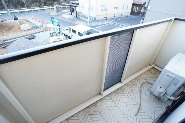 クレスト藤ヶ丘Bのバルコニー