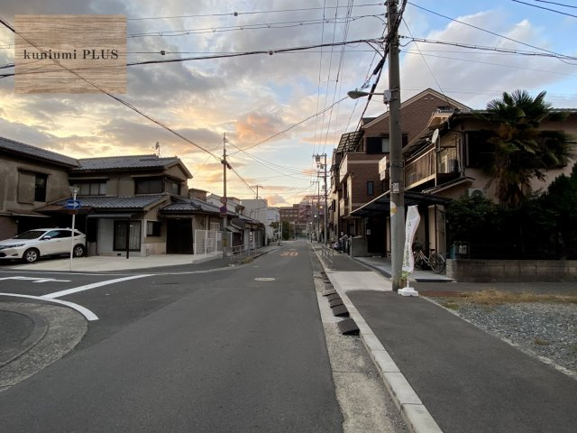 大阪市都島区毛馬町5丁目の前面道路含む現地写真