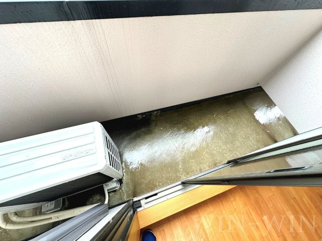 ウイング天伯 Aのバルコニー