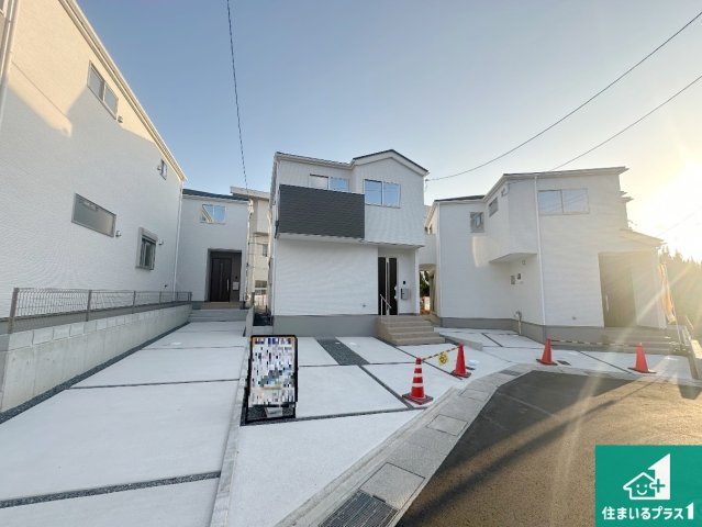 城陽市寺田宮ノ平　第1期　新築一戸建ての外観|お客様に長く安心して住んでいだだける事にこだわった家づくり！住んでからのアフターサービスにもしっかりと取り組んでいます！