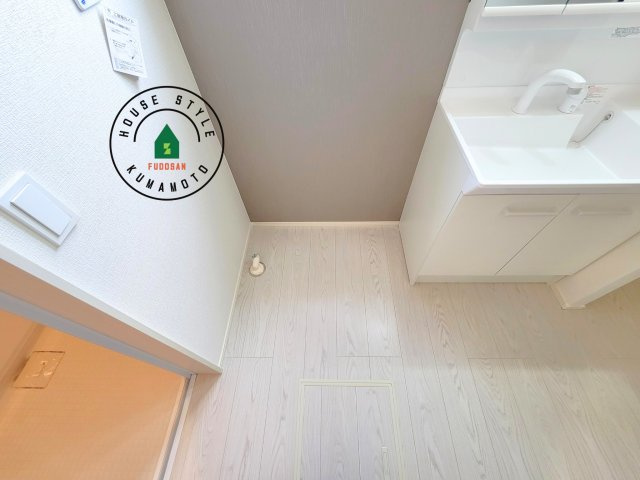 熊本県宇土市馬之瀬町第2₋2棟(4号棟)の内観：施工例|ランドリースペースとなります。広々して有効的にご使用できます。 