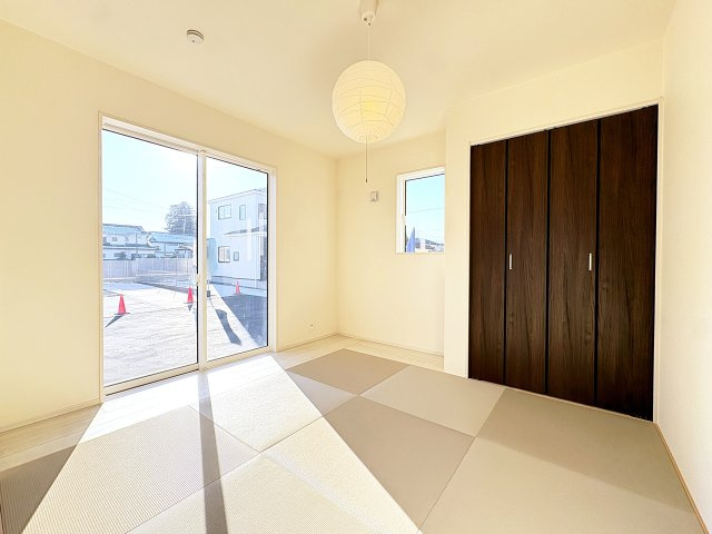 新築戸建・新築建売　福島市笹木野字北寺畑【繰り返す地震に強い】野田小・野田中の和室