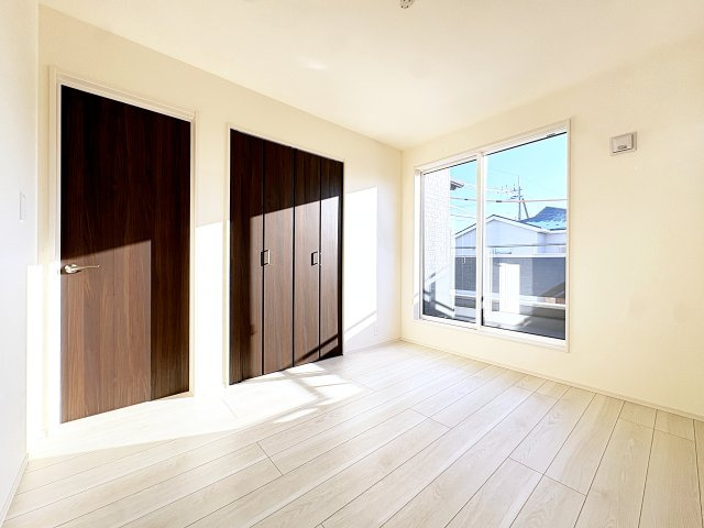 新築戸建・新築建売　福島市笹木野字北寺畑【繰り返す地震に強い】野田小・野田中の洋室