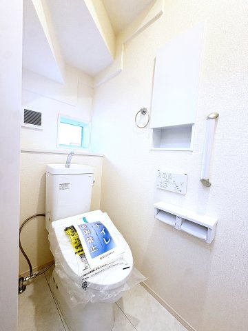 新築戸建・新築建売　福島市笹木野字北寺畑【繰り返す地震に強い】野田小・野田中のトイレ