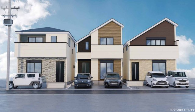 横浜市磯子区岡村1丁目 新築戸建て【仲介手数料無料】カースペース2台