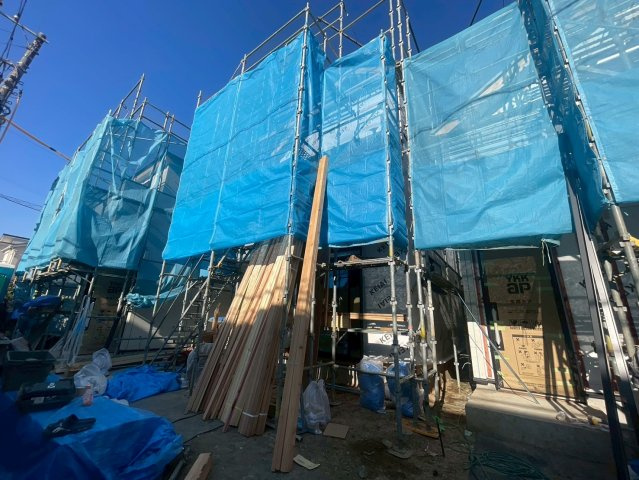 横浜市磯子区岡村1丁目 新築戸建て【仲介手数料無料】カースペース2台の外観