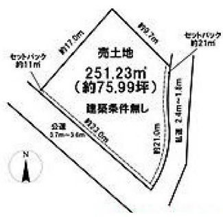 【土地図】 | 大津市南小松1191　売土地