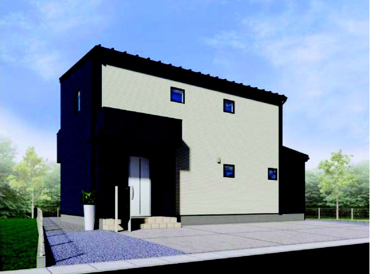 前橋市総社町総社全3区画2号棟　新築住宅