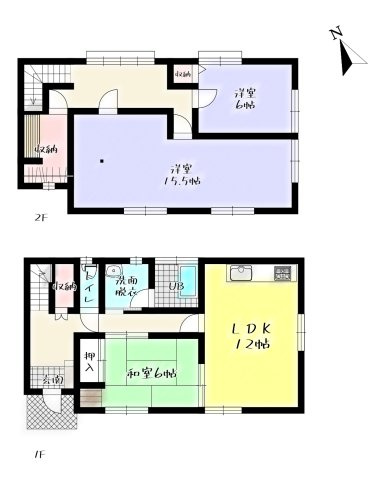 下石田三丁目中古戸建の間取り|3LDKとしても4LDKとしても使用可能な間取り♪