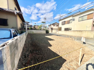 【前面道路含む現地写真】 | 右京区嵯峨広沢南野町　土地