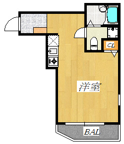 レジデンス本駒込の間取り