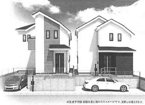 横浜市港南区東永谷1丁目 　新築戸建全2棟　A号棟の外観