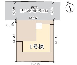 千葉市若葉区御成台３丁目の区画図