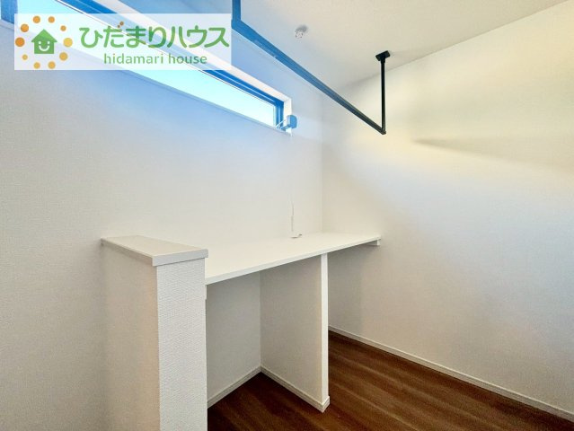 【脱衣所】 | 龍ケ崎市城ノ内8期　新築戸建 | 便利なランドリースペースつき！