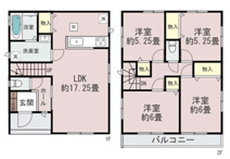 千葉市中央区大森町　新築分譲住宅B号棟の画像