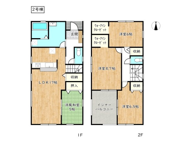 【間取り】 | 姫路市広畑区早瀬町3期／全2棟