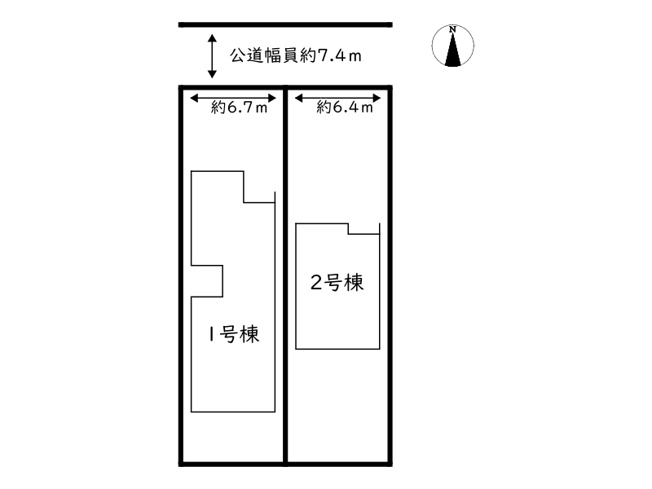 【区画図】 | 姫路市広畑区早瀬町3期／全2棟