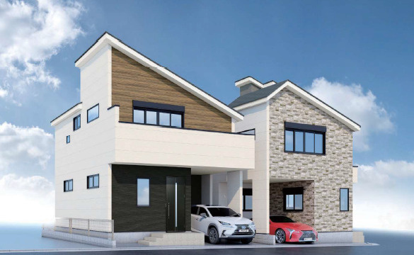 練馬区東大泉6丁目　駅近×ZEH水準　車庫付戸建　全2棟の画像